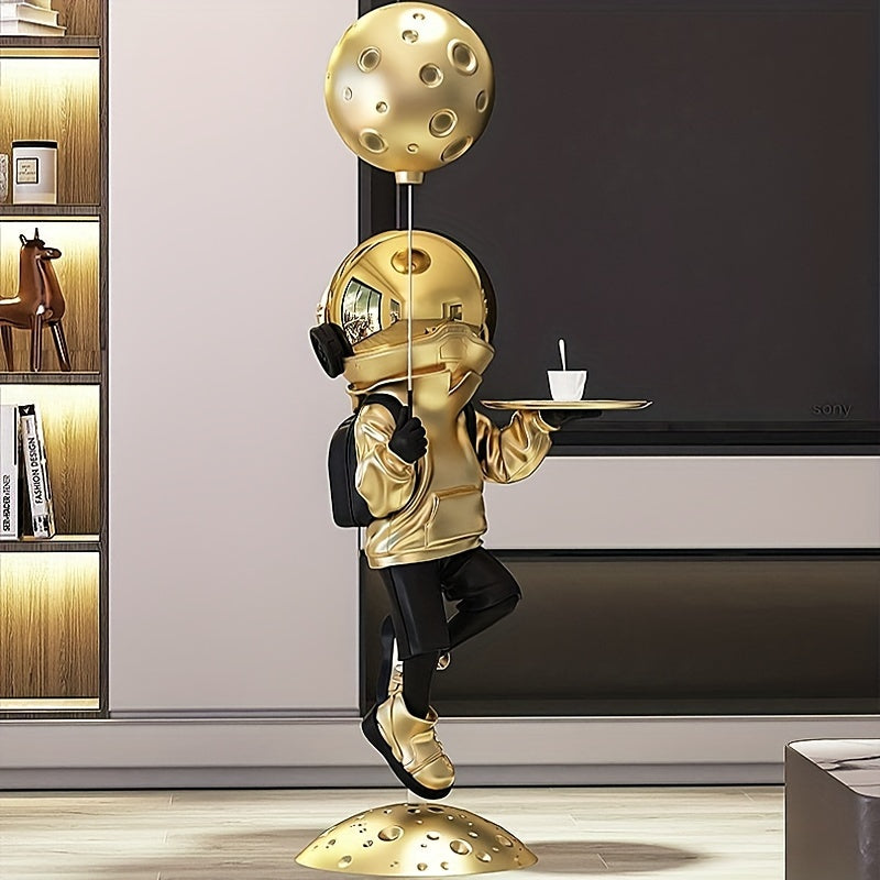 Space Astronaut Cartoon Furniture Decorative Piece for Living Room, Entryway TV Cabinet - Premium Home Decoration