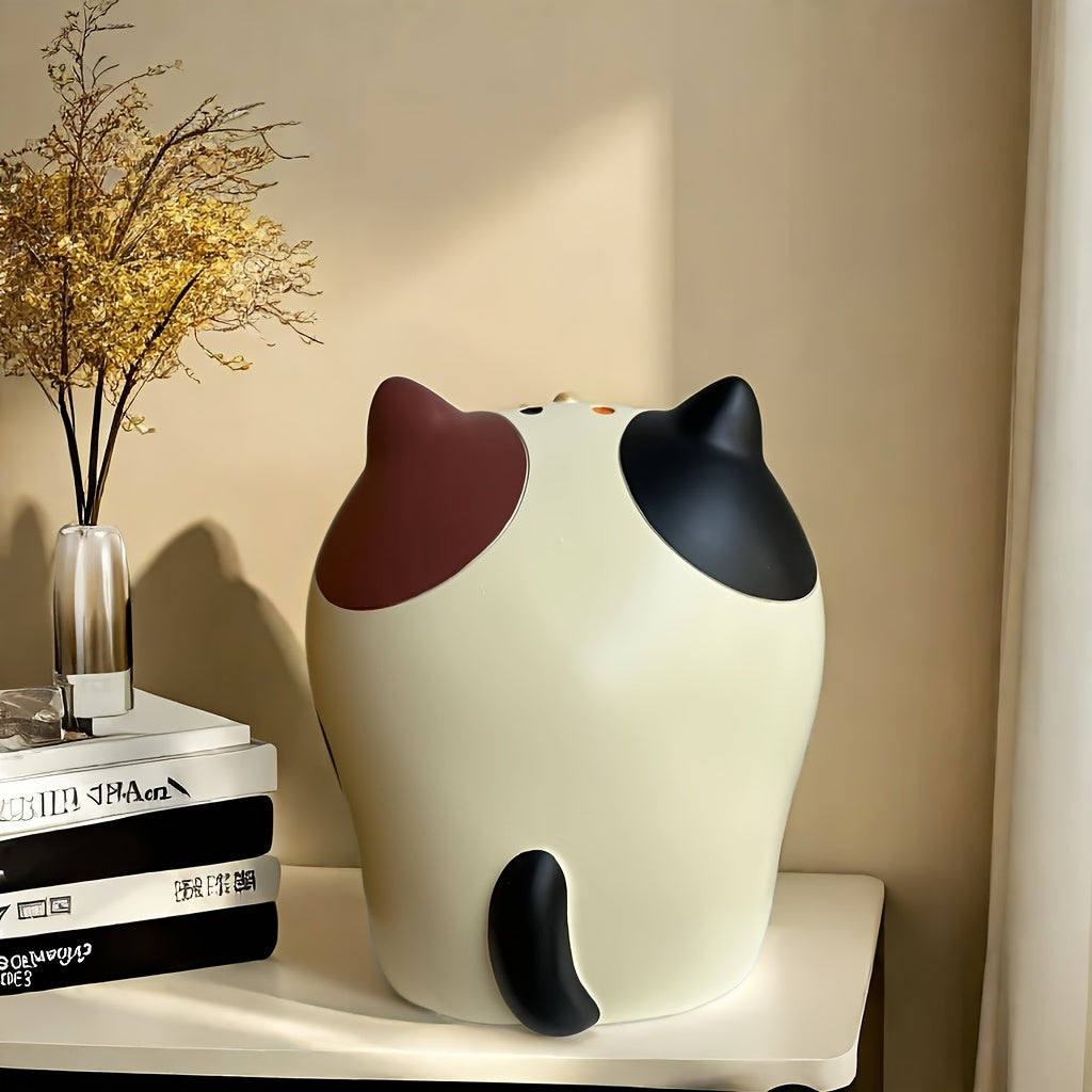 Luxury Big Mouth Cat Storage 1pc Luxury Big Mouth Cat Storage Ornaments - Light High-End Desktop Entrance Living Room Key Bedroom Key Storage Tray - Suitable for Housewarming Gifts, Thanksgiving, Halloween, Christmas, New Year's Day, Spring Festival