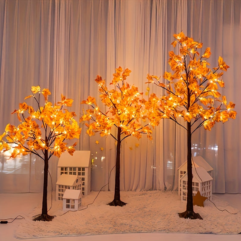 4ft\u002F5ft\u002F6ft LED Maple Tree LED Lighted 4ft\u002F5ft\u002F6ft Maple Tree, Artificial Floor Lamp | Home Festival Party Birthday Holidays Wedding Fall Halloween Christmas Thanksgiving Decoration