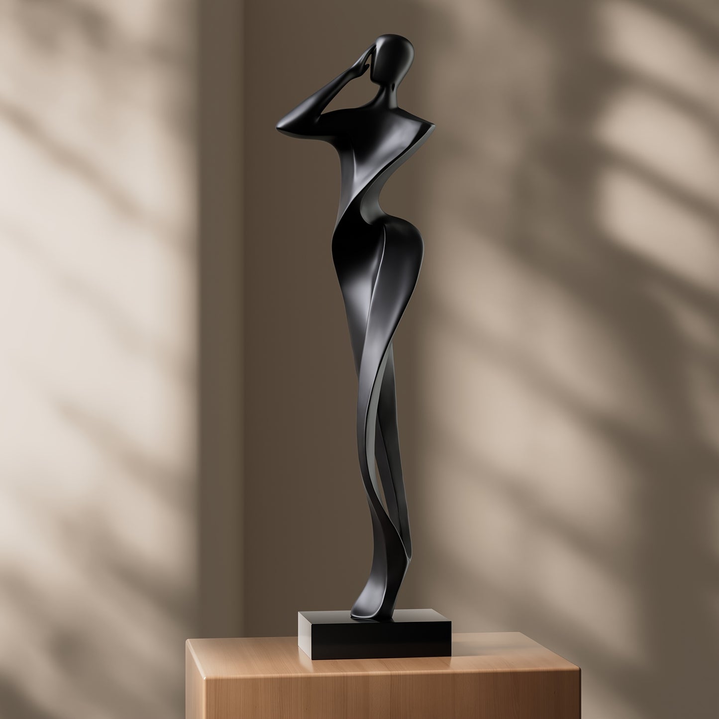 Minimalist Abstract Female Figure Sculpture - Elegant Modern Home & Garden Decor