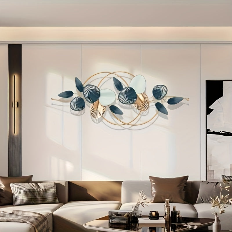 Smart Metal Leaf Design Creative Minimalist Wall Hanging, Decorative Art, Home Decoration