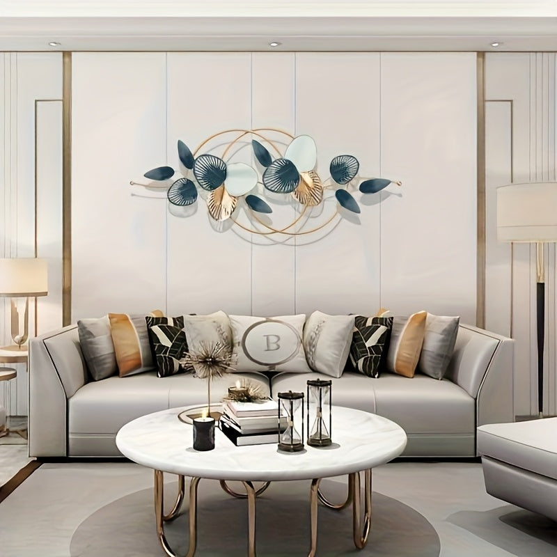 Smart Metal Leaf Design Creative Minimalist Wall Hanging, Decorative Art, Home Decoration