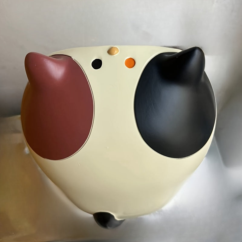 Luxury Big Mouth Cat Storage 1pc Luxury Big Mouth Cat Storage Ornaments - Light High-End Desktop Entrance Living Room Key Bedroom Key Storage Tray - Suitable for Housewarming Gifts, Thanksgiving, Halloween, Christmas, New Year's Day, Spring Festival