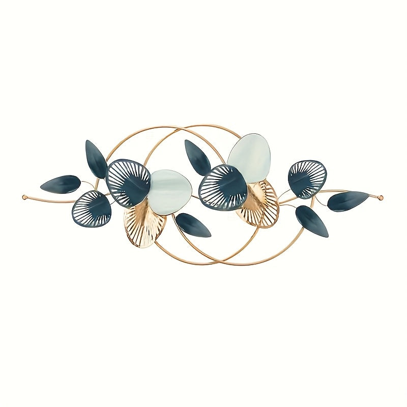 Smart Metal Leaf Design Creative Minimalist Wall Hanging, Decorative Art, Home Decoration