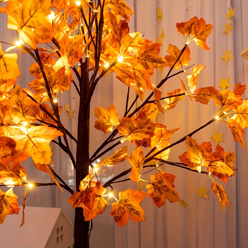 4ft\u002F5ft\u002F6ft LED Maple Tree LED Lighted 4ft\u002F5ft\u002F6ft Maple Tree, Artificial Floor Lamp | Home Festival Party Birthday Holidays Wedding Fall Halloween Christmas Thanksgiving Decoration